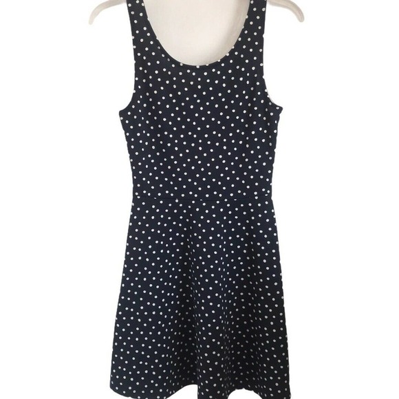 Divided by H&M Dresses & Skirts - Divided by H&M Navy Polka Dot Tank Dress Size 6
